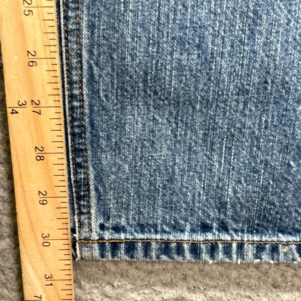 Carhartt Jeans Womens 34x30.5*‎ Blue Whisker Denim Relaxed Fit Rugged Workwear